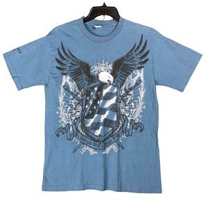 Capenters‎ Union Shirt Mens Large American Pride Eagle Flag USA made